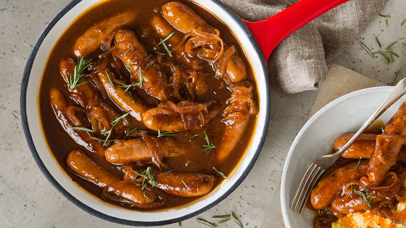 Sweet & Sticky Sausages