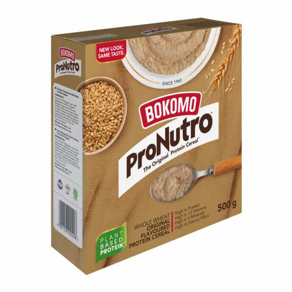 Bokomo ProNutro Whole Wheat Original Flavoured Protein Cereal 500g