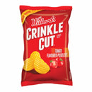 Willards Crinkle Cut Tomato Flavoured Potato Chips 125g